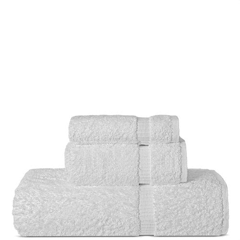 Chakir Turkish Linens | Hotel & Spa Quality 100% Cotton Premium Turkish Towels | Soft & Absorbent (Personalized 3-Piece Towel Set, White)