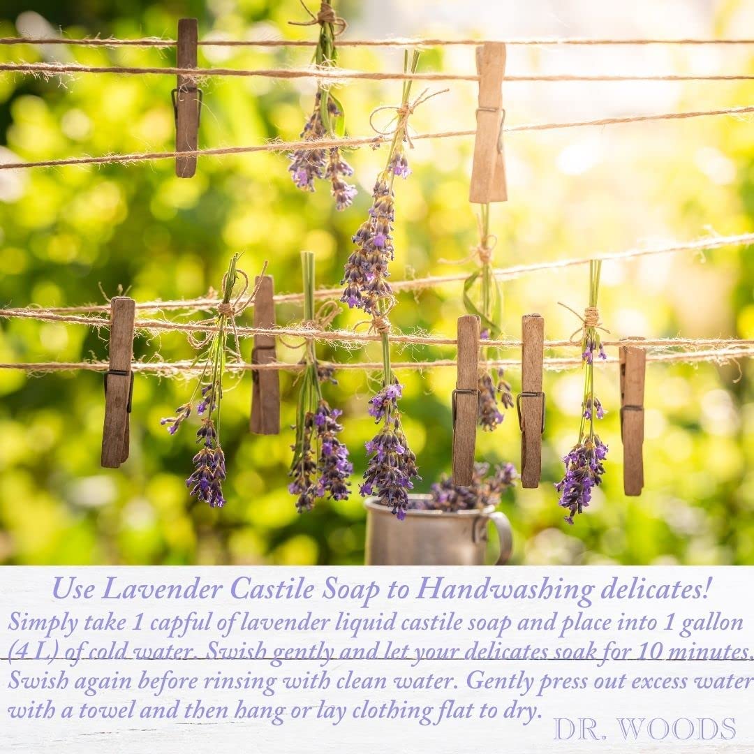 Dr. Woods Lavender Liquid Castile Soap - 32 Fl Oz, Pack of 3