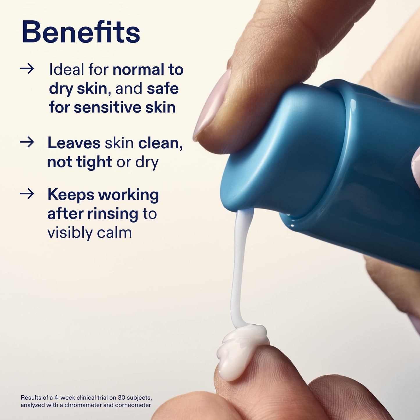 Skinfix Nourishing Cleanse + Moisturize Set with Hyaluronic Acid - Includes Mini Foaming Oil Cleanser (2 fl oz) & Mini Triple Lipid-Peptide Cream (0.5 fl oz) - Vegan, Cruelty Free