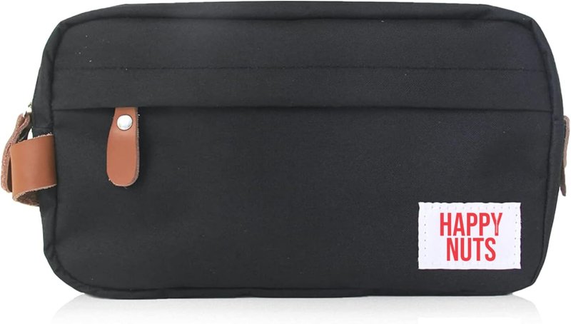 Men's Toiletry Bag - Canvas Organizer for Travel | TSA Approved, Black