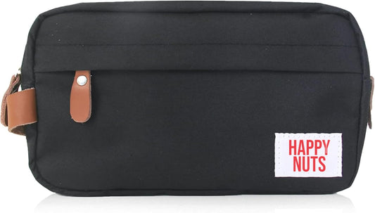 Men's Toiletry Bag - Canvas Organizer for Travel | TSA Approved, Black