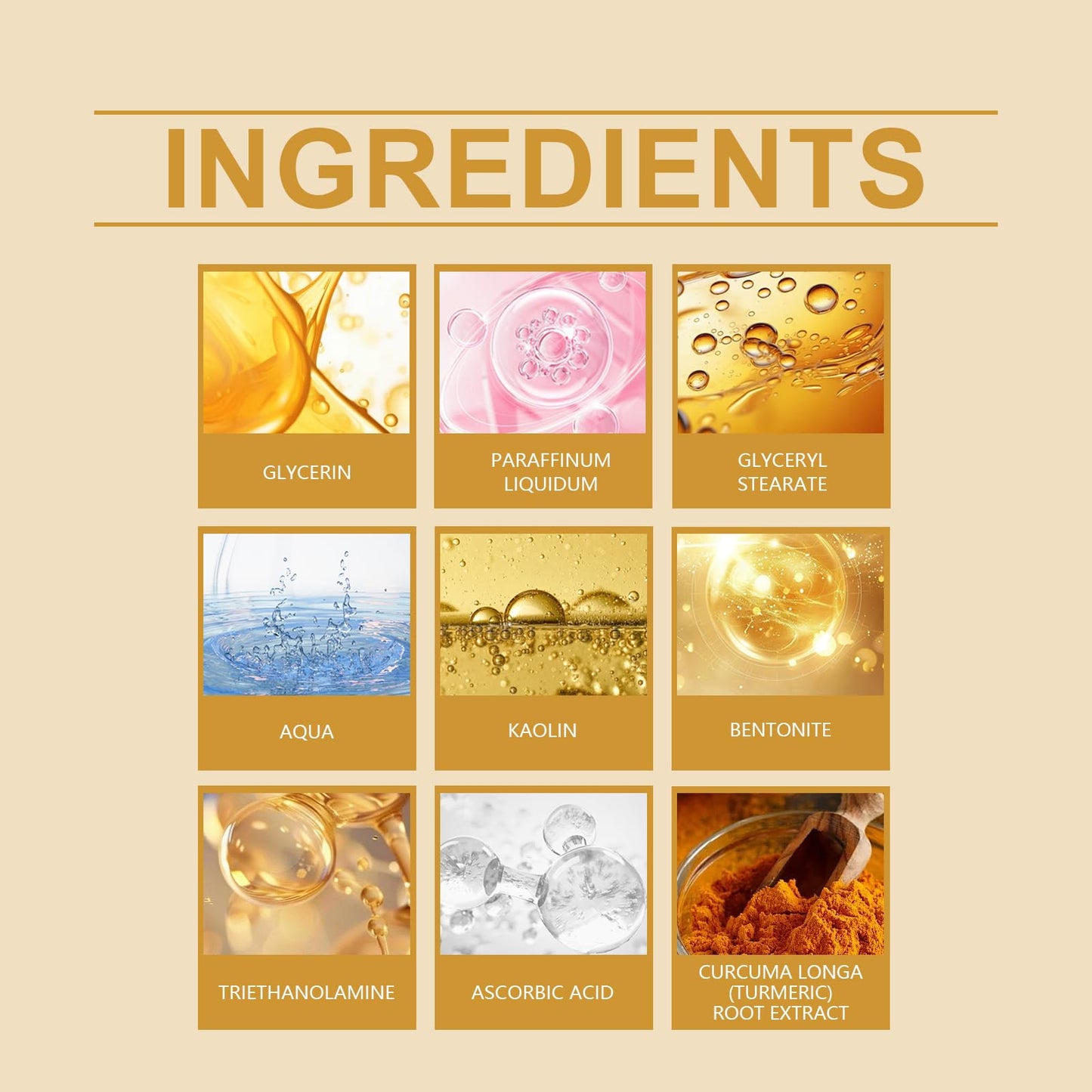 Turmeric Vitamin C Clay Mask, Suitable for Dark Spots and Dull Skin, Deep-Cleaning and Moisturizing Skincare Mask That Can Remove Blackheads and Pores, and Improve Uneven Skin Tone, 4.23 Ounces
