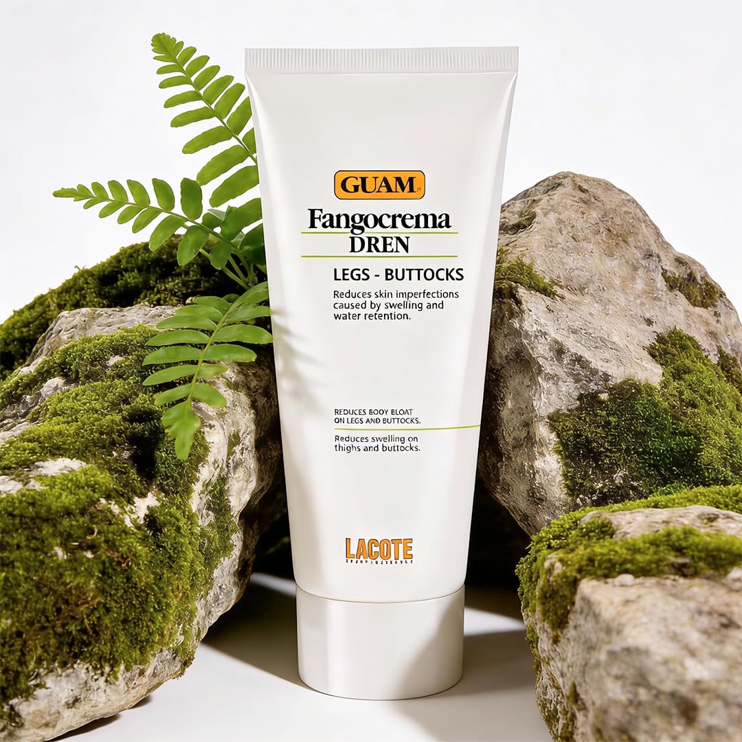 GUAM DREN, Reshaping Draining Seaweed Mud Body Cream against Swelling and Water Retention, 200ml | By Guam Beauty