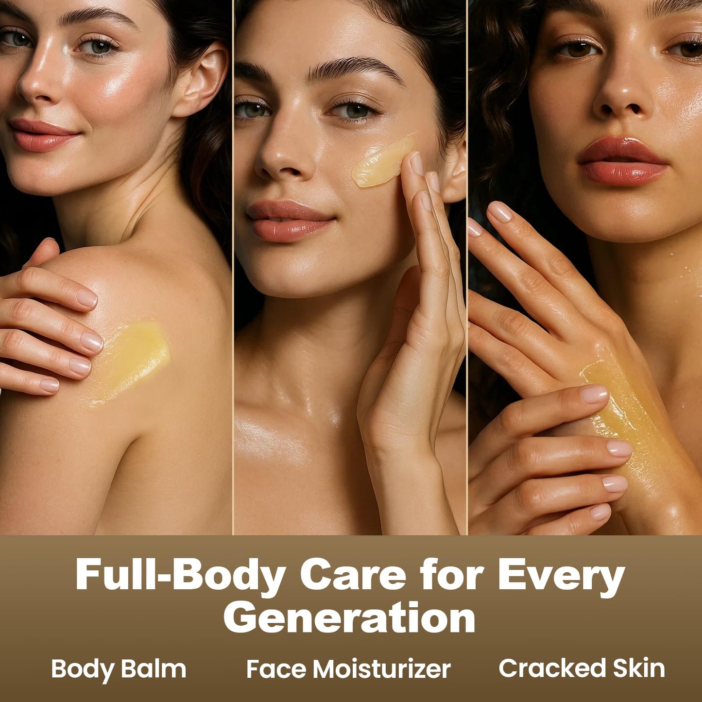 OLLM Beef Tallow for Skin: Grass Fed Tallow and Honey Balm With Raw Honey and Beeswax, Tallow Face Moisturizer Safe for Babies, Moms, and All Skin Types, Light Scent