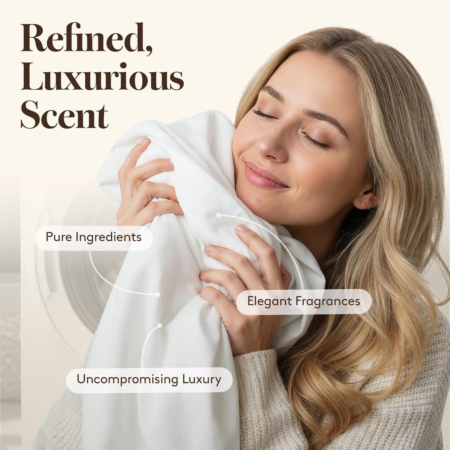 Luxury Laundry Detergent Liquid Soap Sampler 3 Pack by Purely Elegant, 4oz Travel Size Variety Set, Lavender & Chamomile, Amber & Moss, My Happy Place, Plant Based Biodegradable Sensitive Safe