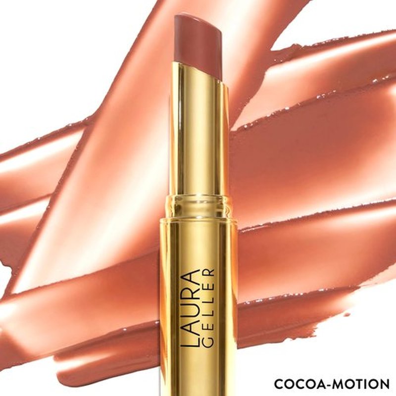 LAURA GELLER NEW YORK Jelly Balm Moisturizing Tinted Lip Color - Cocoa-Motion - Hydrating Vitamin E - Semi-Shine Finish
