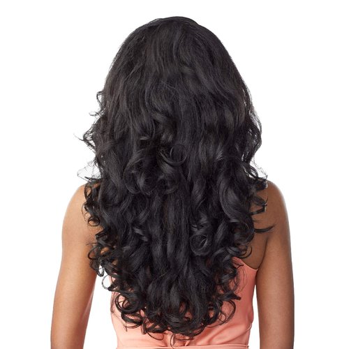 Sensationnel Instant weave half wig - iwd 3 synthetic half wig or updo cap with adjustable drawstring for seamless hair blending - IWD 3 (T2/30)