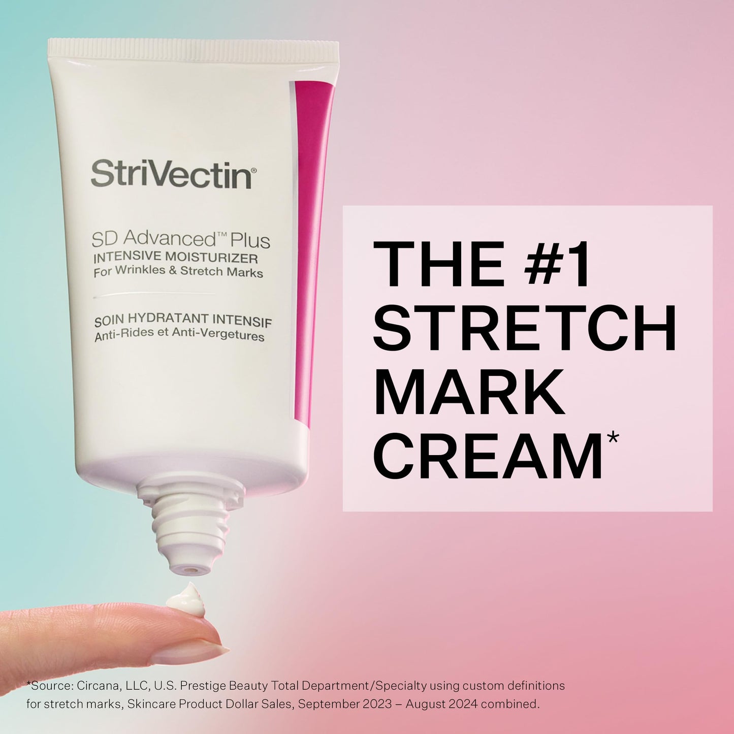 StriVectin SD Advanced Plus Intensive Moisturizer for Wrinkles and Stretchmarks, For Face and Body, Collagen Boosting with Peptides and Hyaluronic Acid, 2 Fl Oz (Pack of 1)