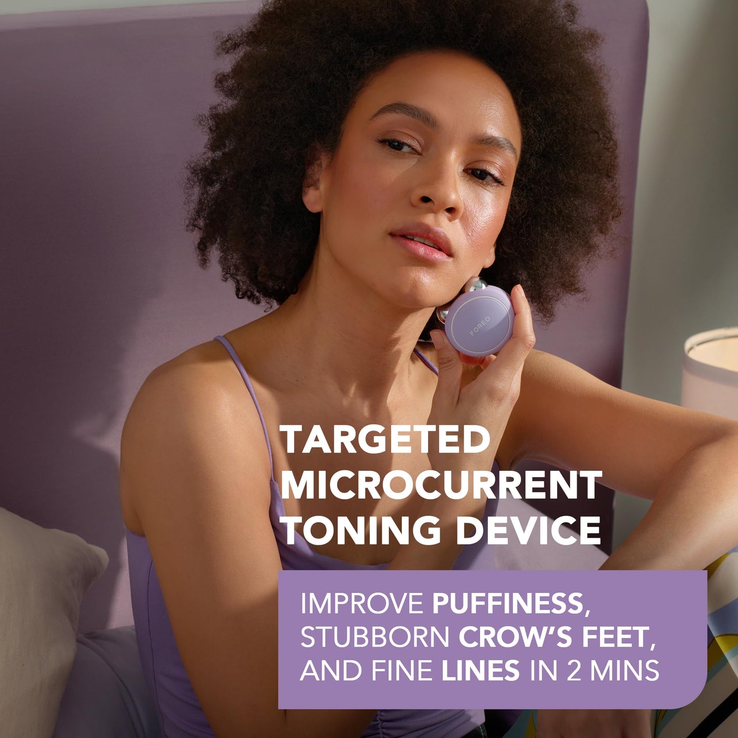 FOREO BEAR mini Microcurrent Facial Device - Instant Face Lift - Lavender