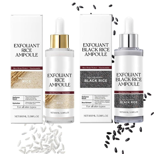 Rice Peeling Ampoule Set - Deep Hydration & Gentle Pore Cleansing | 2 Pcs for All Skin Types