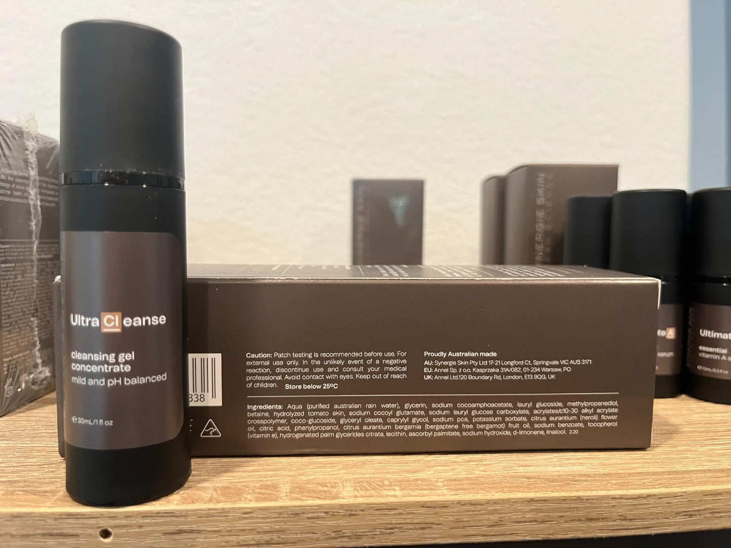 Synergie Skin Ultimate Anti-Ageing Kit, Reduces Wrinkles and Fine Lines, Vitamin B, Travel Skincare, Skin Brightening, Foaming Cleanser, Face and Eye Serum
