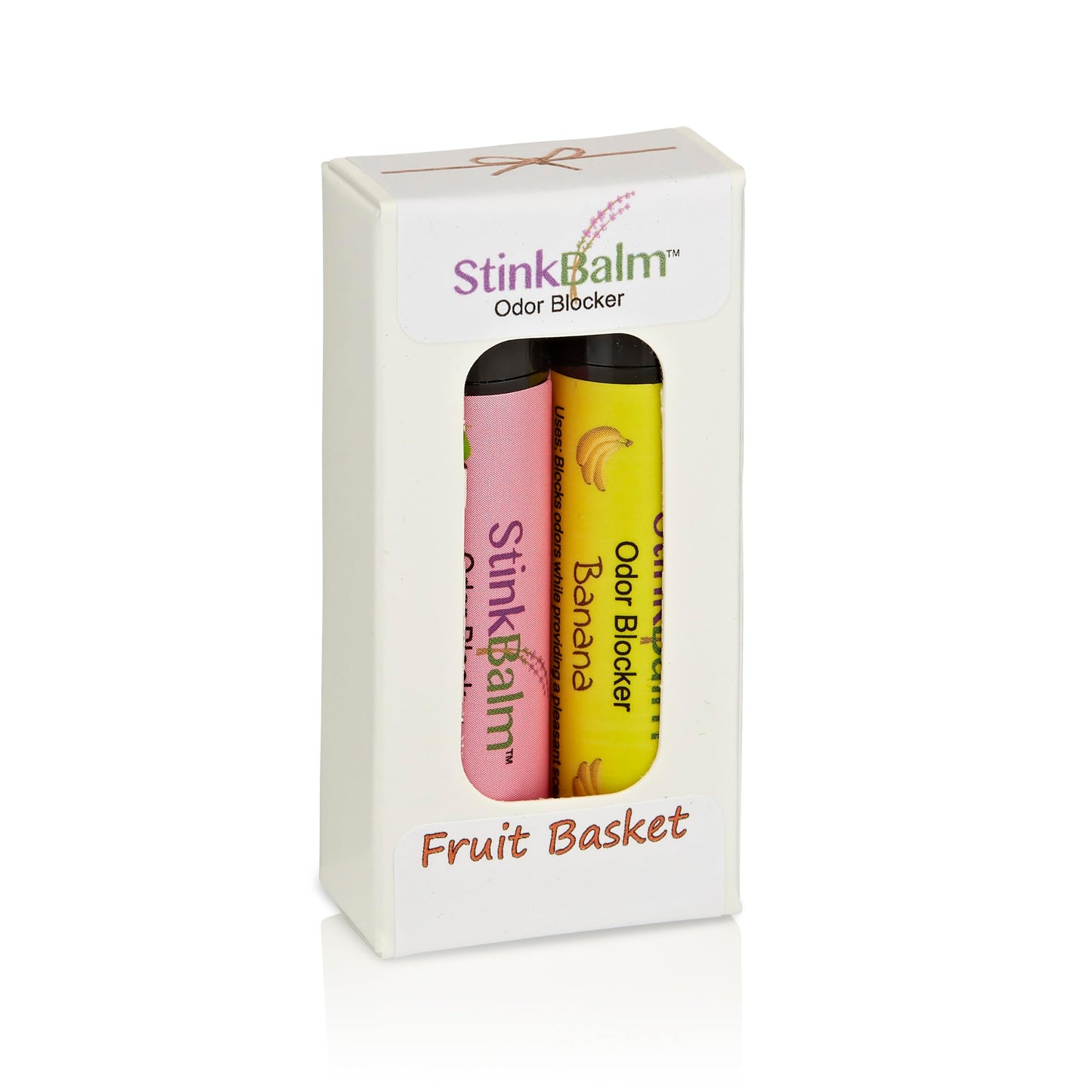 StinkBalm Odor Blocker Fruit Basket 2 Pack Gift Set