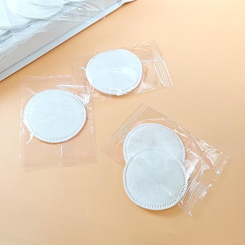 (3500 Pcs) Kheoxusa Individually Wrapped Cotton,Individually Wrapped Cotton Pads,Individually Wrapped Cotton Rounds,Cotton Pads for Face Individual Wrap,Hotel Personal Care Kit Individual Packed-Round