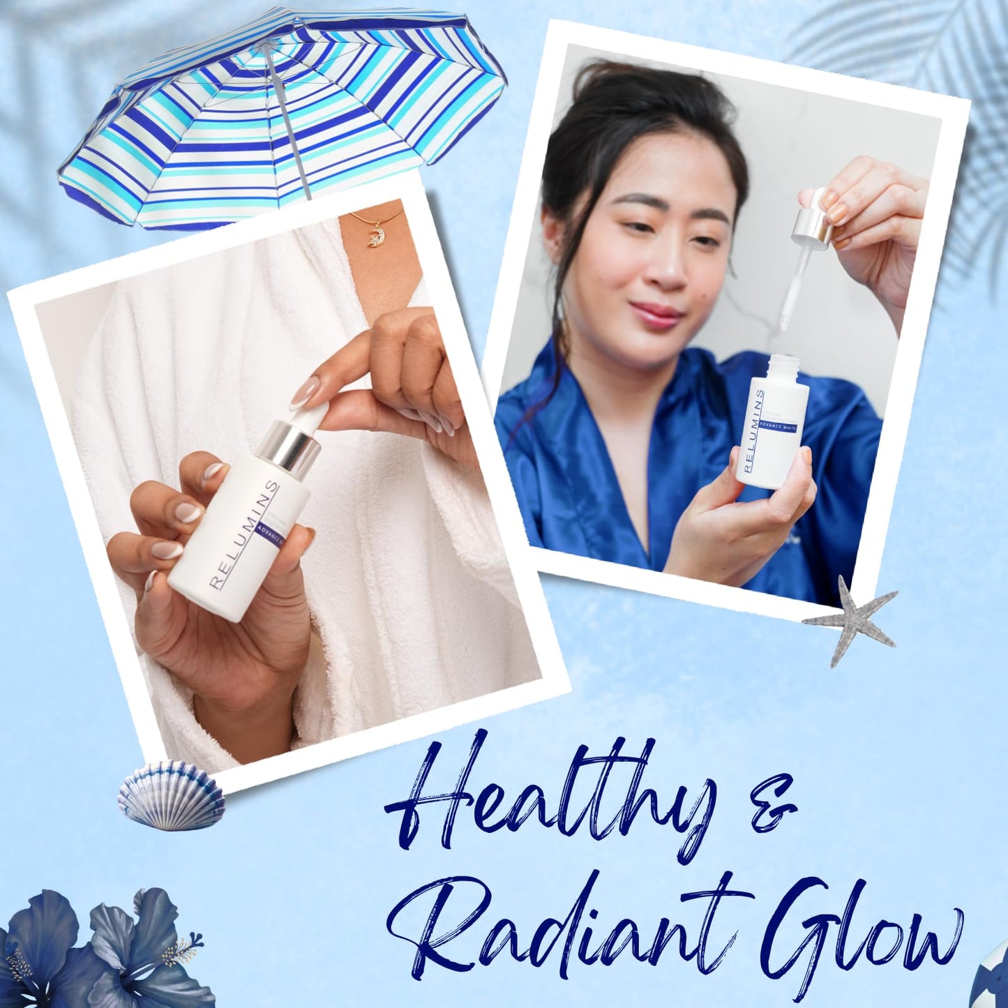 Relumins Intensive Repair Serum – Advanced Skin Hydration & Tone-Enhancing Formula for Smooth, Radiant-Looking Complexion, for a Glowing Summer Skin – 30ml