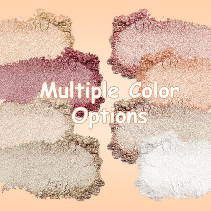 Aaiffey 8 Colors Nude Eyeshadow Palette,Gold Glitter Eye Shadow Blendable Cream Eyeshadow For Eye Highlighter Pink Makeup Shade Soft Powder,Highly Pigmented,Long Lasting (#02)