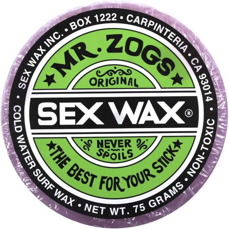 Mr. Zogs Original Sexwax | Cold Water Wax for Surfing - Coconut Scented (White)
