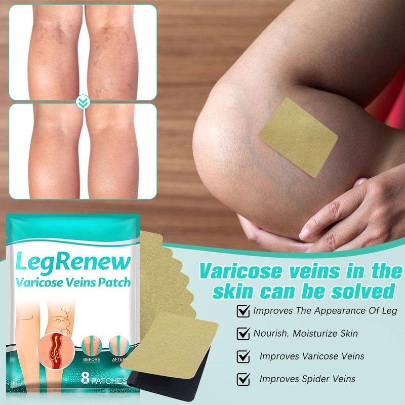 Varicose Veins Patch - 2PCS Natural Treatment for Legs | All Skin Types