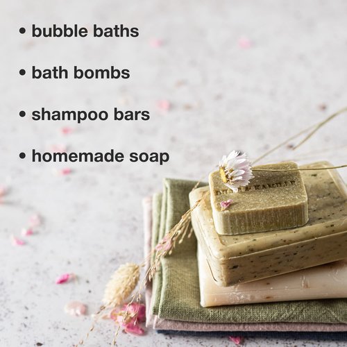 Soapeauty Sodium Cocoyl Isethionate Noodles for Skin & Hair Care - SCI Natural Surfactant Used for Making Bubble Baths, Bath Bombs, Shampoo Bars (12 oz)