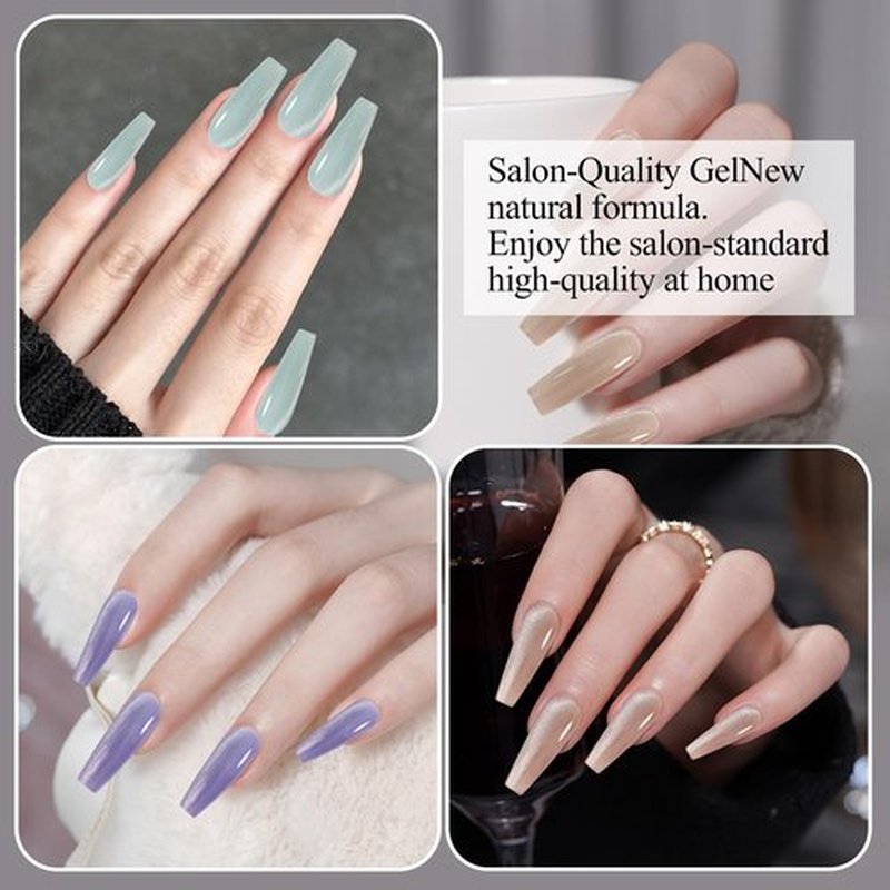 ADHERE Gel Nail Polish Set 12ml*7 Colors Cat Eye Magnetic Nail Polish Soak Off UV LED Nail Art Varnish Manicure Set Valentine's Day Gift for Women (With Magnet As Gift)