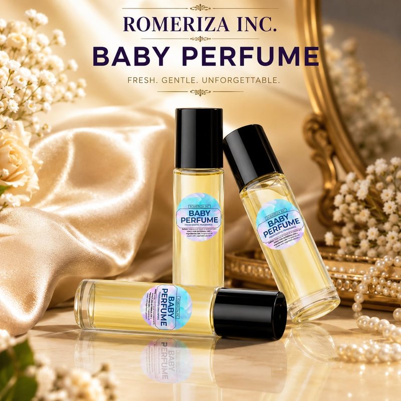 Baby Essential Fragrance Oil - Unisex Soft Scented Body Oil | 10ml Natural Roll-On Perfume