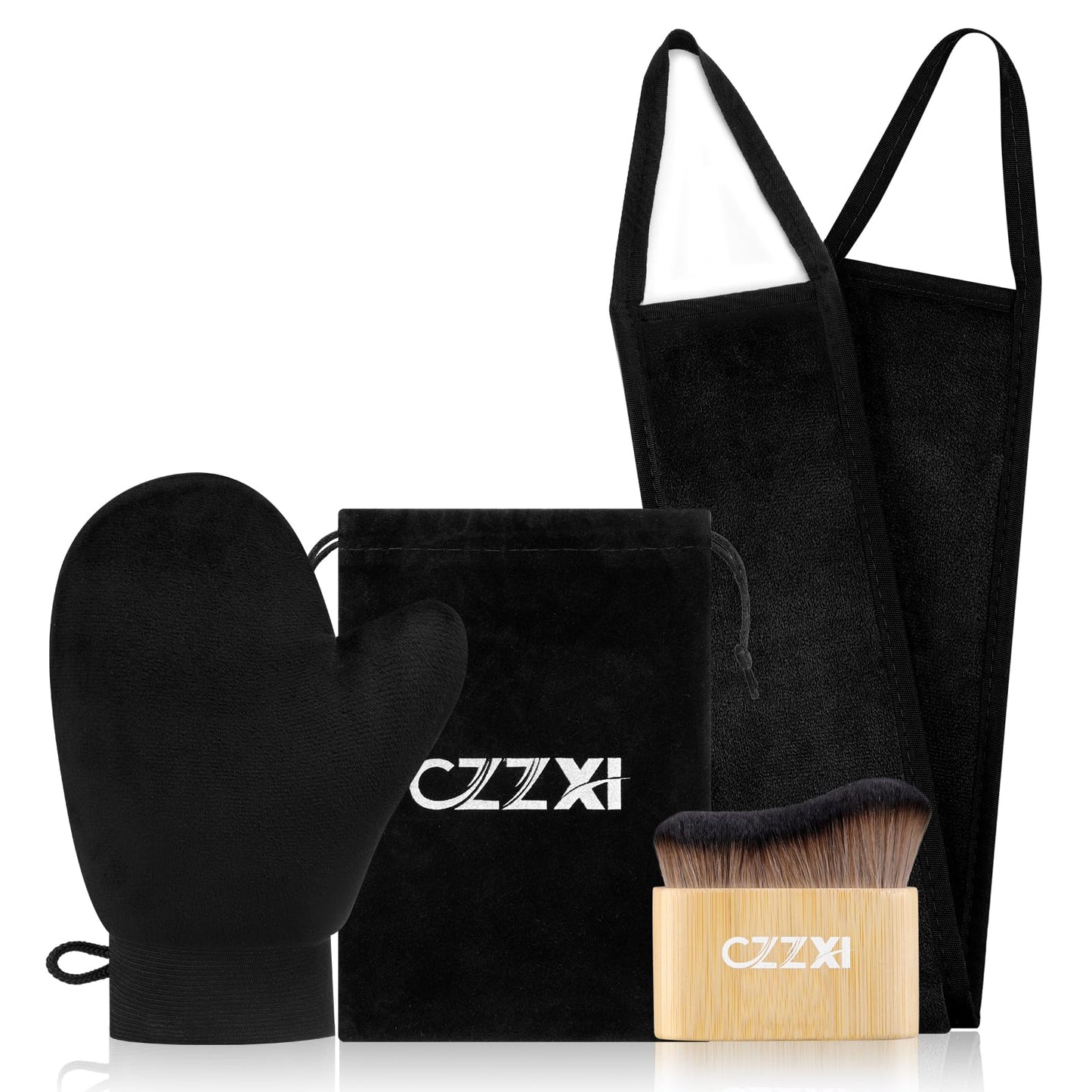 CZZXI Tanning Mitt, Body Brush & Back Tanner Applicator Kit