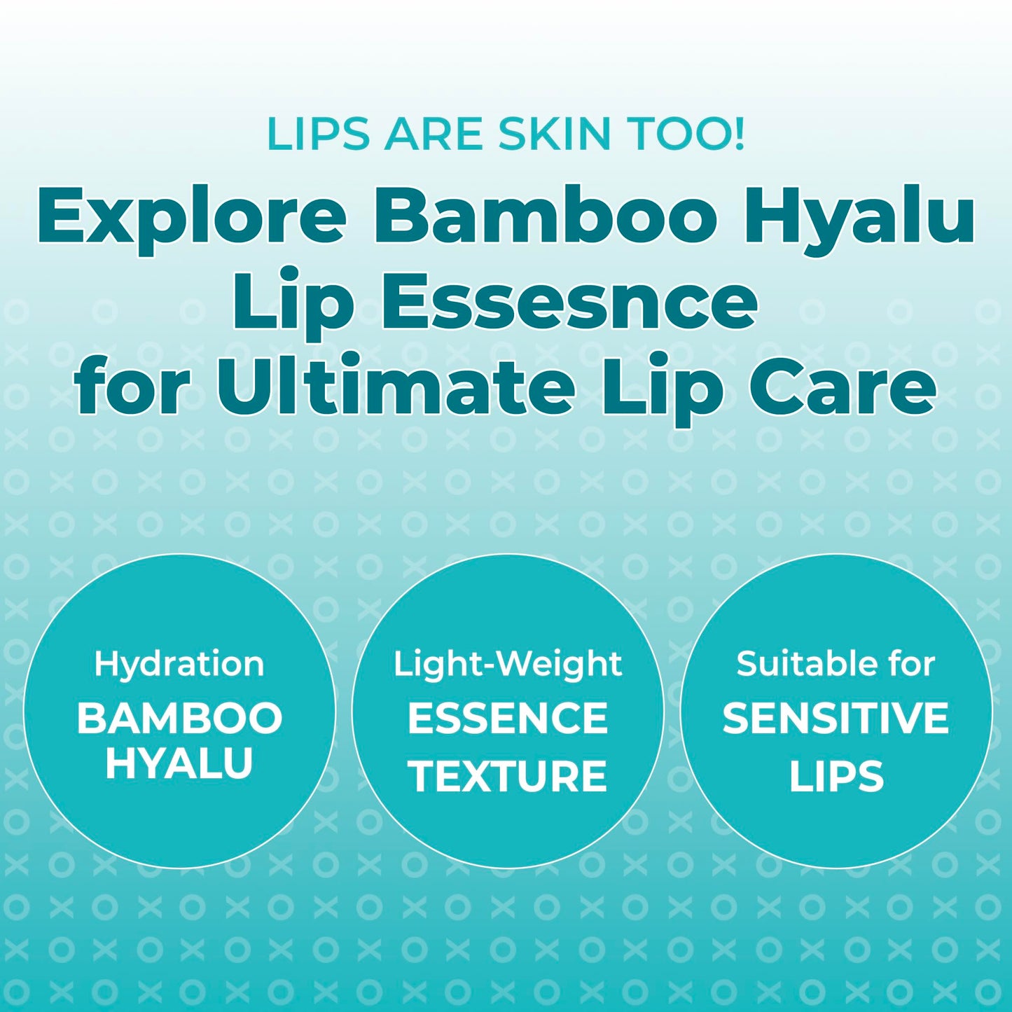 BRING GREEN Bamboo Hyaluronic Lip Essence 11g x 2, Hydrating Lip Serum for Dry Lips Double Set