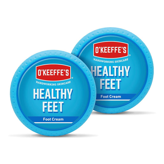 O’Keeffe’s Healthy Feet Cream Twin Pack - 91g Moisturizing Foot Care