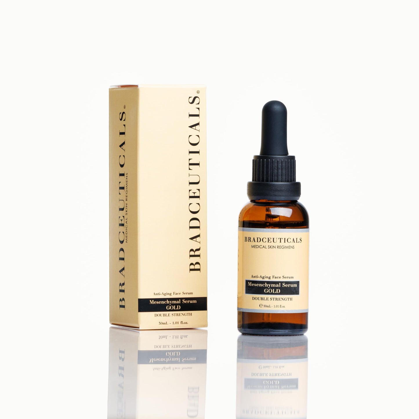 Bradceuticals GOLD Mesenchymal Stem Cell Serum - Using Science to Improve Skin and Visible Signs of Aging - Human Stem Cell & EGF Serum - 1fl oz