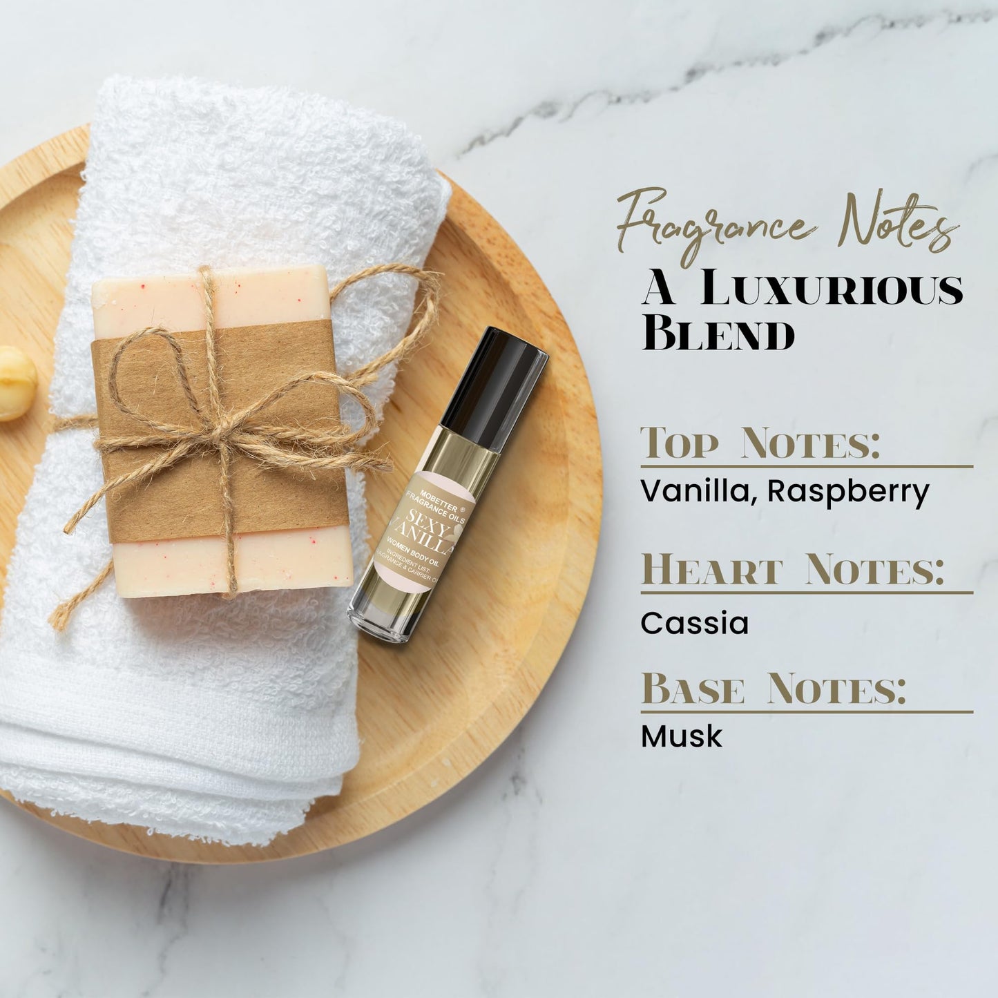 MOBETTER FRAGRANCE OILS Sexy Vanilla Fragrance Body Oil for Unisex