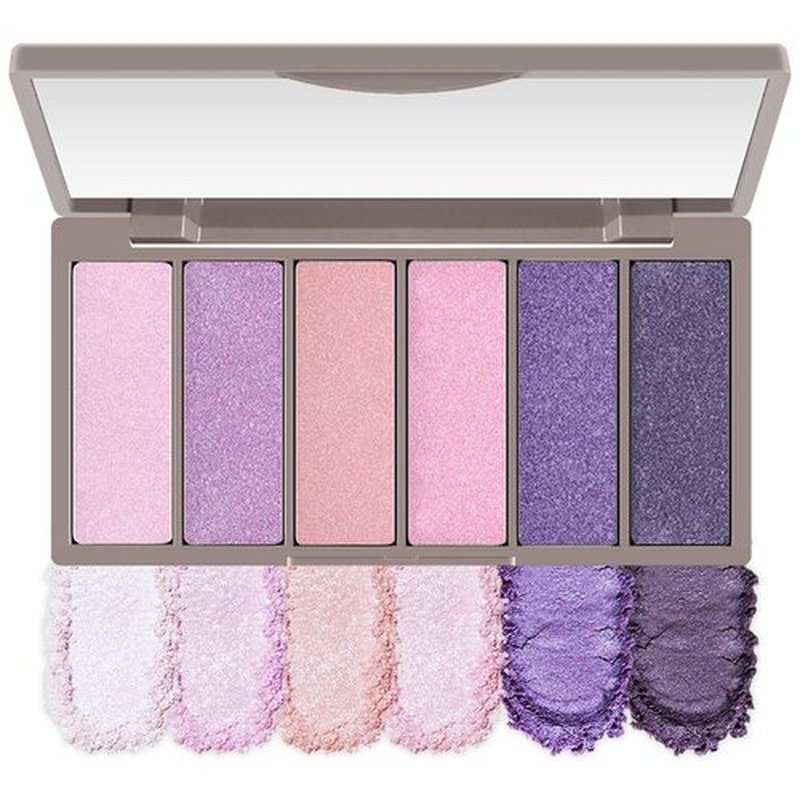 Kaely 6 Color Mini Purple Eyeshadow Palette Makeup, Highly Pigmented Eye Shadow Palette Waterproof, Natural Glitter Shimmer Eye Shadow Palette, paleta de sombras de ojos, Vegan & Cruelty-free, 09