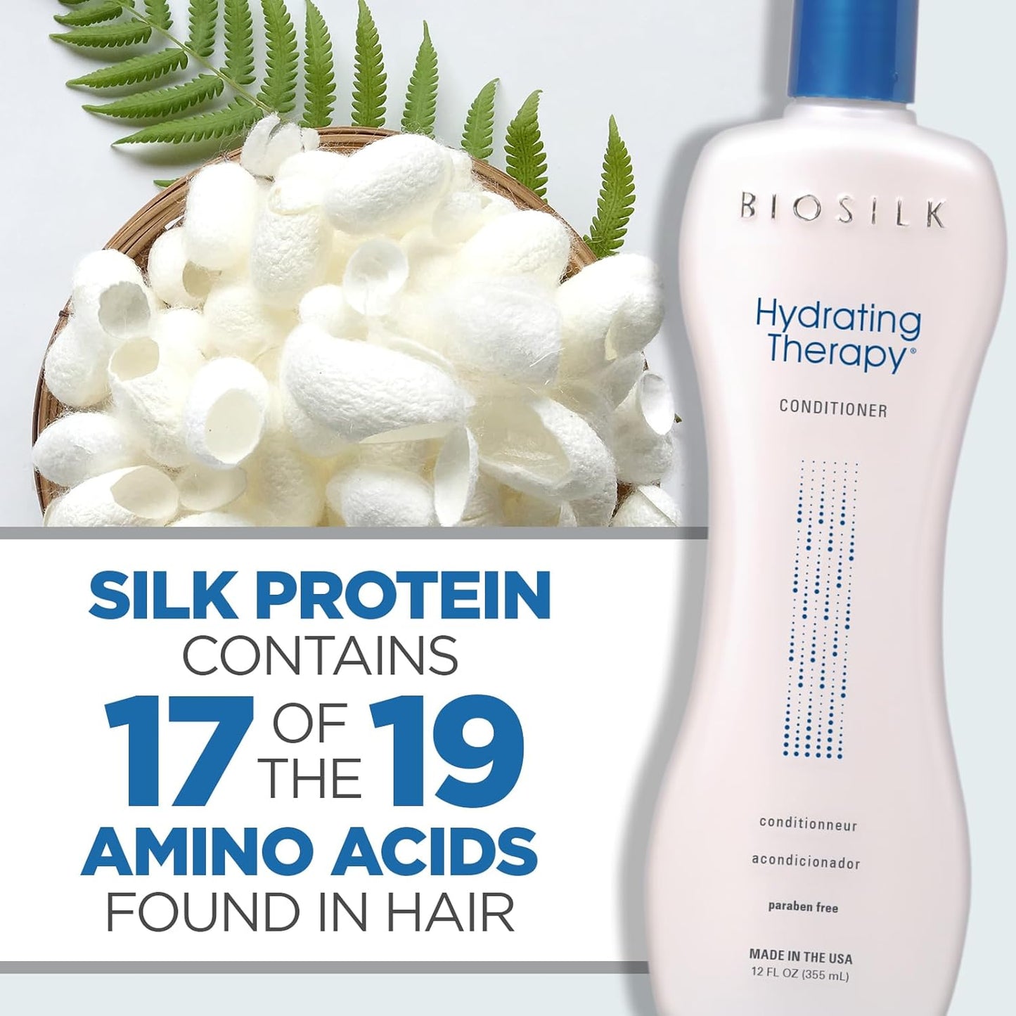 Biosilk Hydrating Therapy Conditioner 34oz - Moisturizing & Nourishing Formula