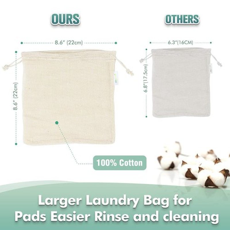 wegreeco Cotton Rounds Reusable - 16 Pack Reusable Makeup Remover Pads - Cotton Cloth for Removing Makeup - Reusable Facial Pads Cotton Rounds (Velour, Graceful)