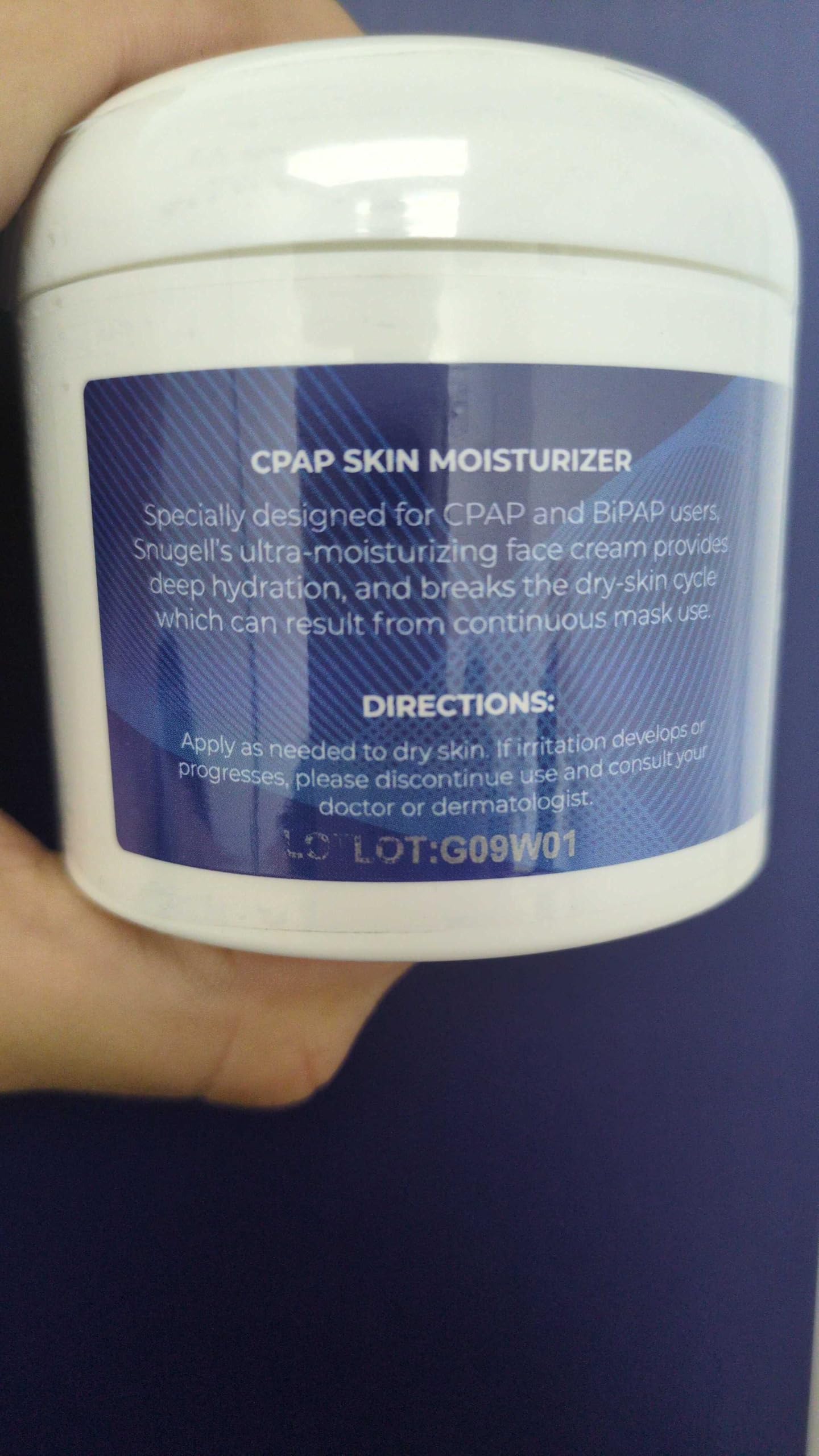 Snugell CPAP Skin Moisturizer Daily Face Cream – 4 Fl. Oz. Each – Aloe Vera, Vitamin A & E – Petroleum-Free Formula – Hydrates & Softens Skin (4 FL Oz Pack of 2)