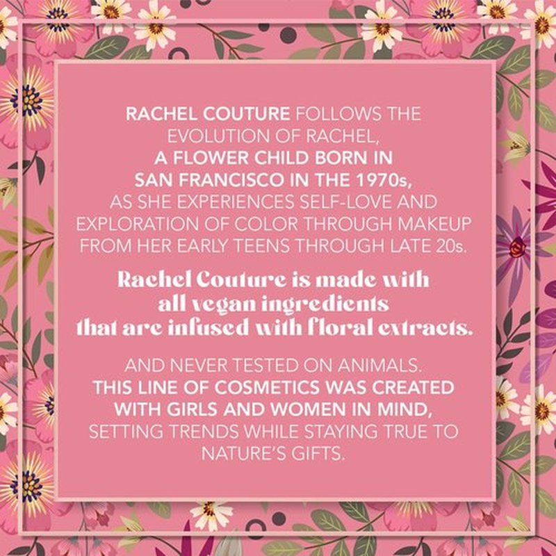 Rachel Couture Matte Lipstick with High Impact Color | Vegan & Cruelty Free | Infused with Rose Extract - 0.12 Oz - Rose