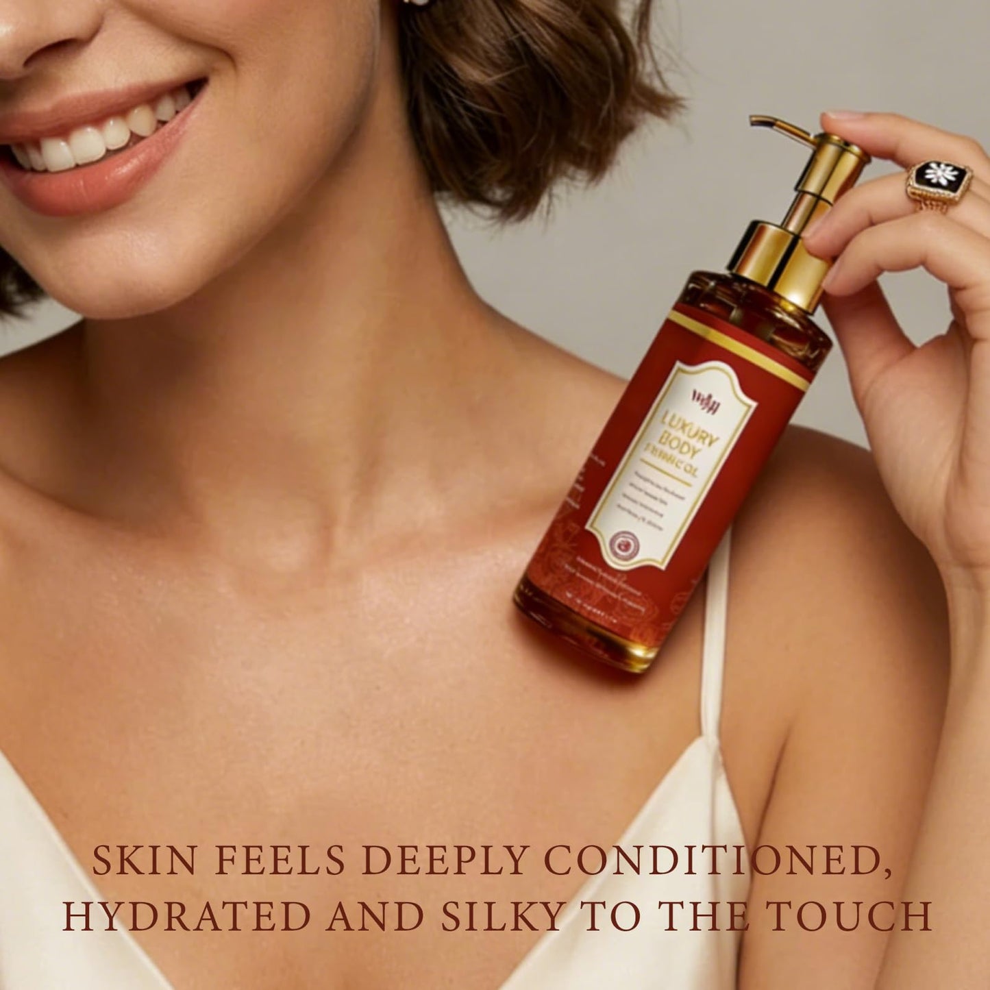 WOJJ Body Firming Oil - Hydrating Body Oil for Skin Texture & Feel - 120ml / 4 Fl Oz (1)