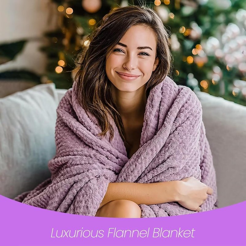 Self Care Gift Set for Women | Spa Basket with Blanket & Relaxation Essentials - Perfect Birthday Gift for Her
