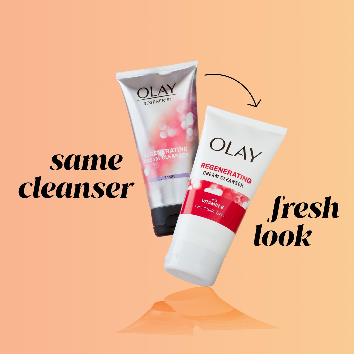 Olay Regenerist Regenerating Cream Cleanser Face Wash, 5 Fl Oz
