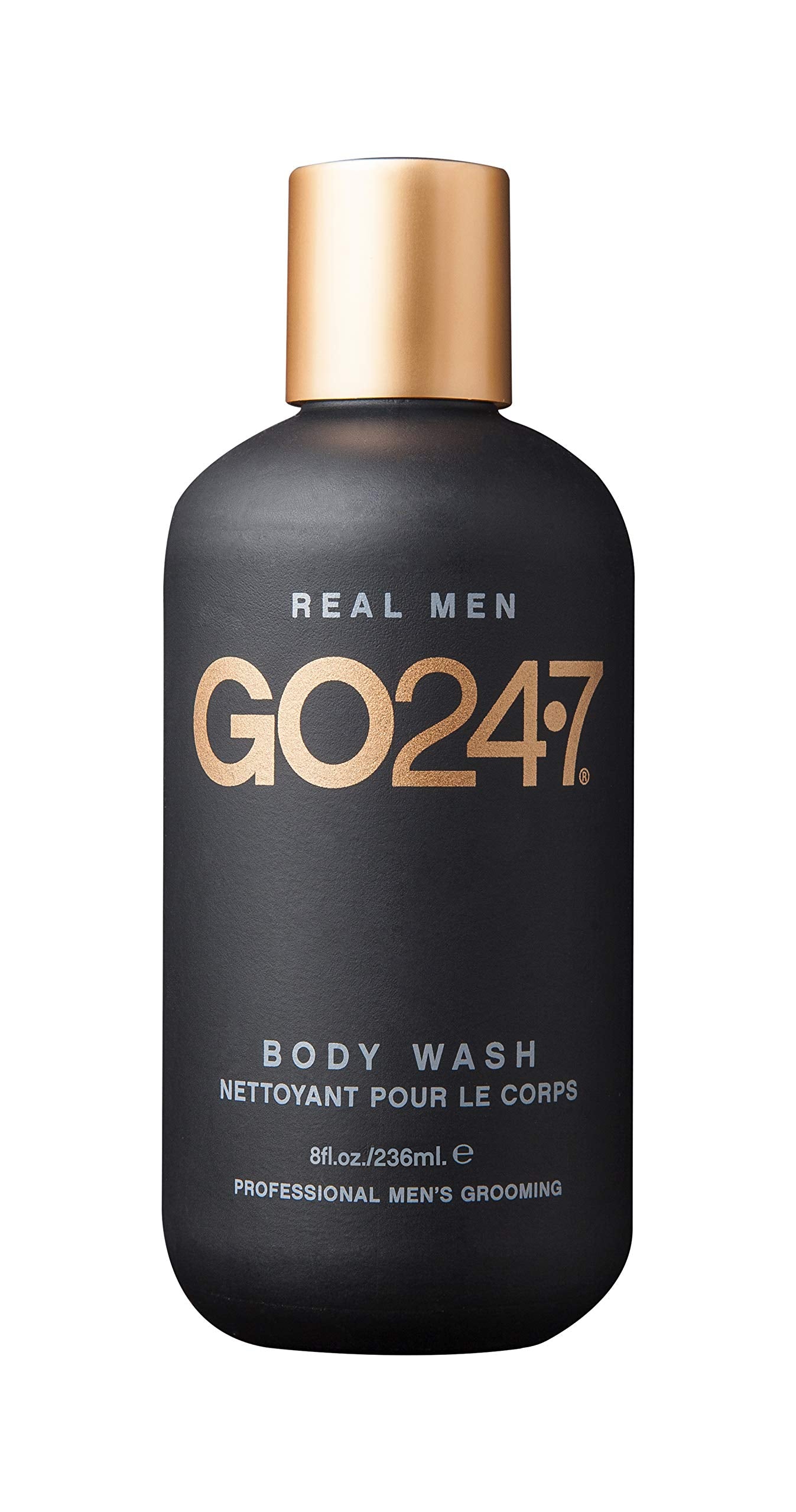 GO247 Body Wash - Luxurious Daily Cleanser for Men - Nourishes & Softens Skin with Aloe Vera, Honey, & Vitamin B5 - Rich Lather & Fresh Masculine Scent, 8 Fl Oz