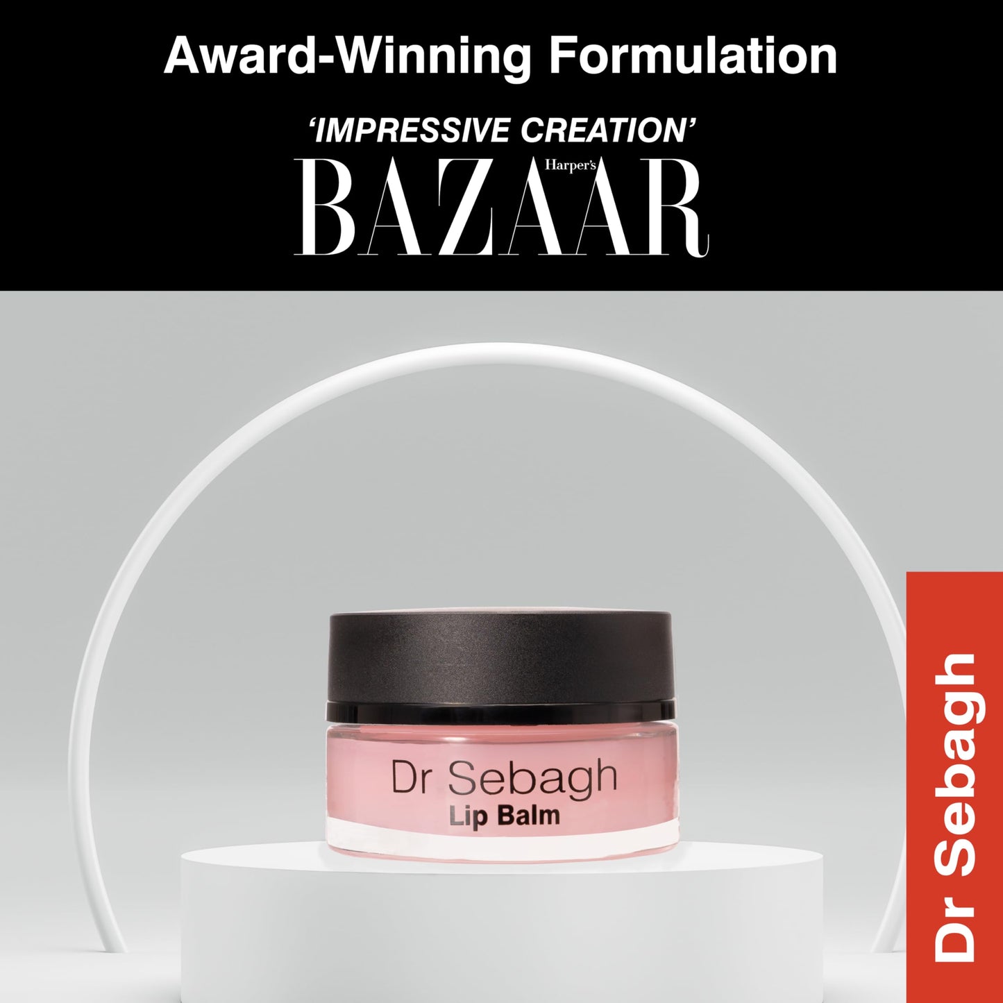 Dr Sebagh Lip Balm (0.5 fl oz) - Luxury Healing Lip Balm for Dry Lips & Chapped Lips - Intense Lip Hydration & Repair - Lip Moisturizer for Women and Men- Nourishing Lip Treatment & Lip Care Essential