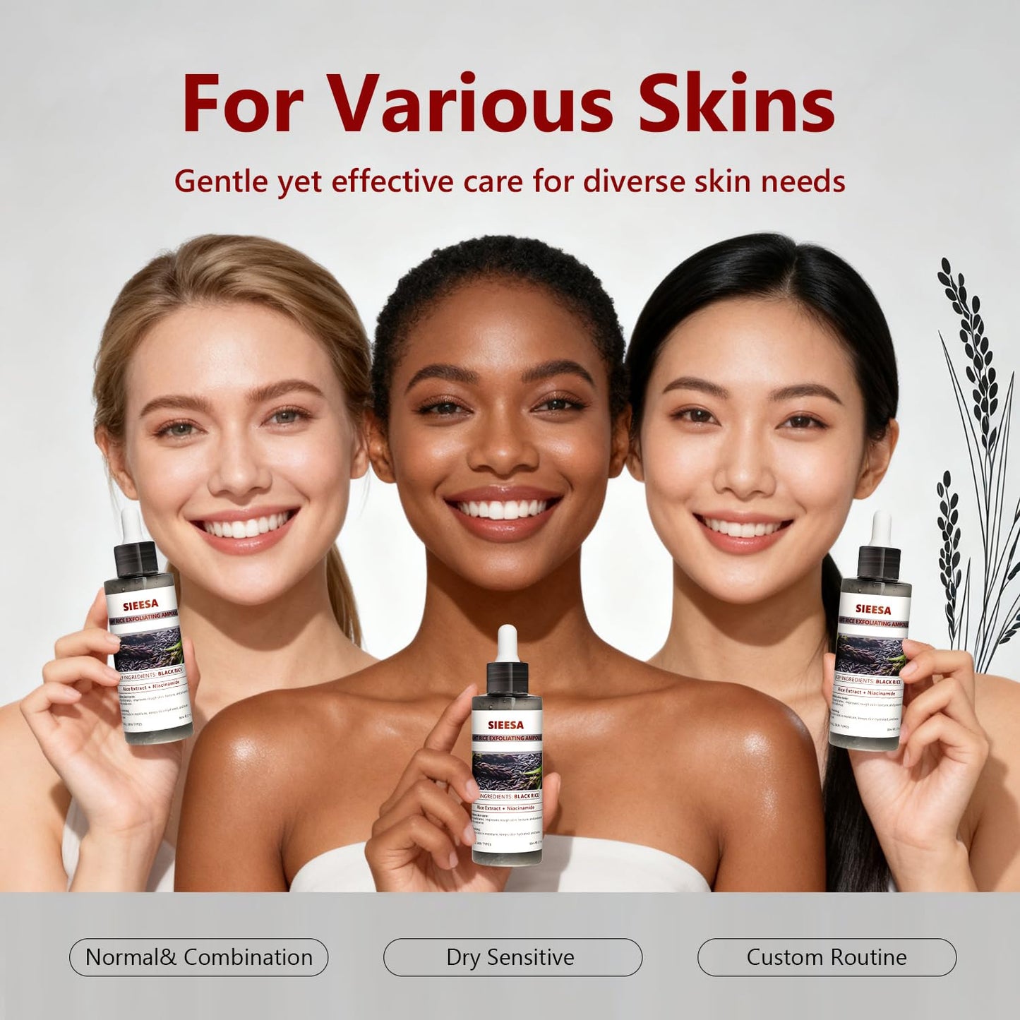 Peel Shot Glow Black Rice Peeling Ampoule,Niacinamide,Salicylic Acid Lessens Blackhead Appearance, Hyaluronic Acid Locks Moisture,Supports Skin Barrier, For Various Skins (2.7 fl oz)