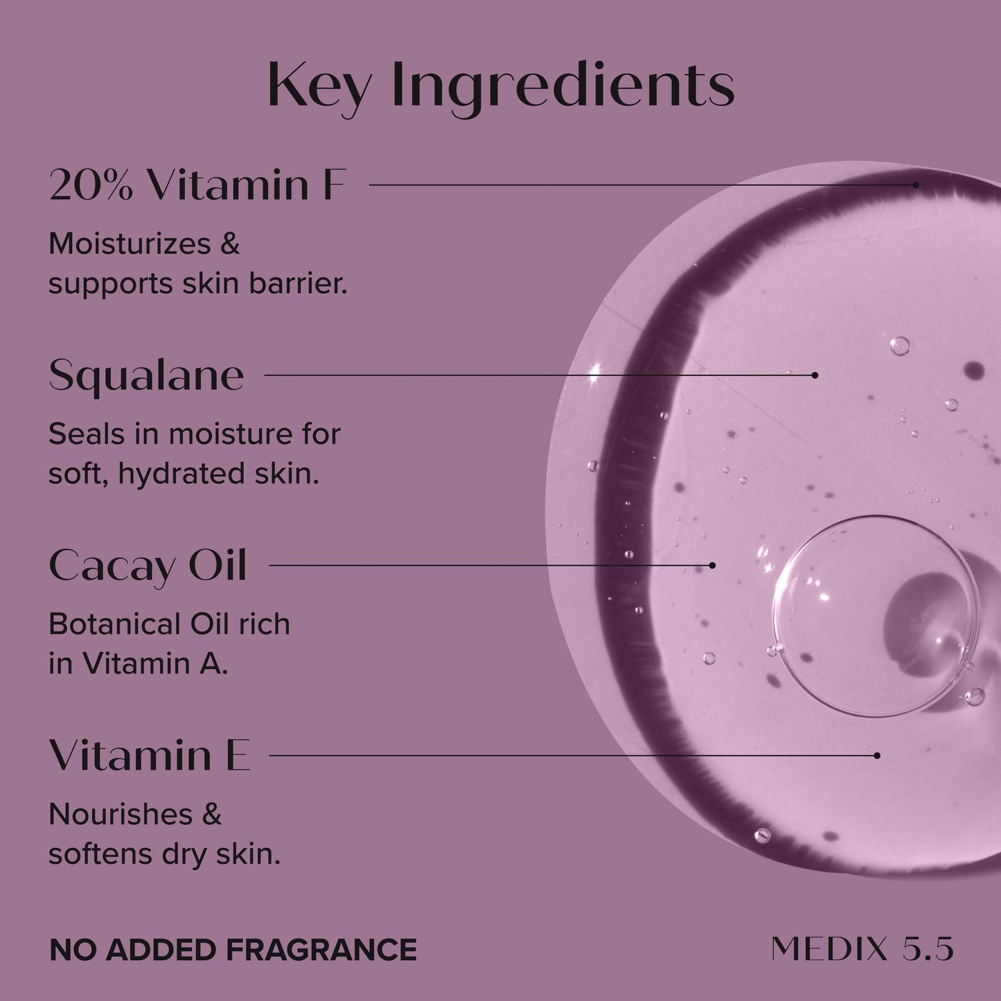 MEDIX Body & Face Moisturizer 20% Vitamin F Oil Body Booster & Face Serum | Concentrated Vitamin F + Vitamin E Oil Skin Care Super Serum For Crepey Skin & Protecting Skin Barrier, 2-Pack