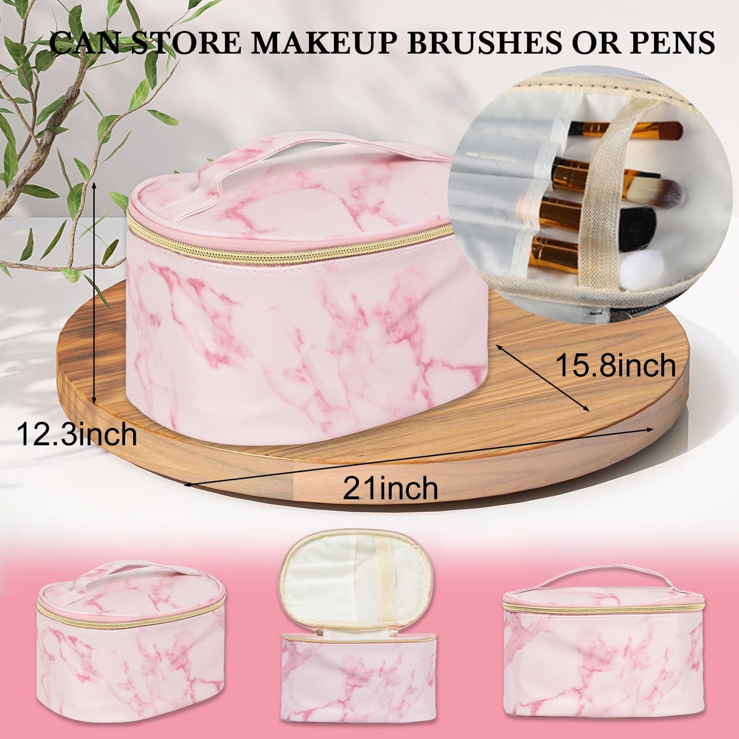 Camellia & Magnolia Facial Skin Care Set, 27 Pcs Bath & Body Spa Basket for Women, Beauty Care Kit, Makeup Bag, Face Serum, Perfume, Christmas, Mother Day, Valentine's, Birthday, Bridal Shower