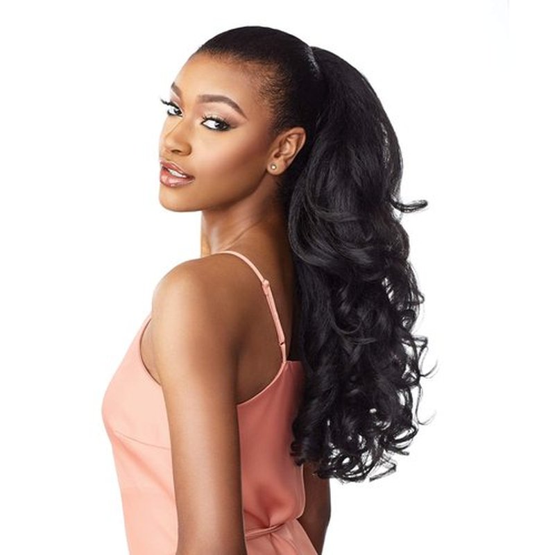 Sensationnel Instant weave half wig - iwd 3 synthetic half wig or updo cap with adjustable drawstring for seamless hair blending - IWD 3 (T2/27)