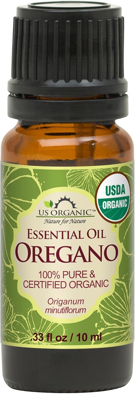 Organic 100% Pure Oregano Essential Oil - USDA Certified, Steam Distilled | 10 ml