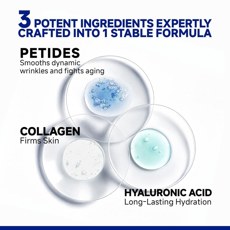 Dr Vincent Peptide Under Eye Patches, Firming Eye Patches Instant Reduces Dark Circles and Puffiness, Collagen Under Eye Mask for Bags Treatment, Wrinkles, 12 Pairs, Vegan