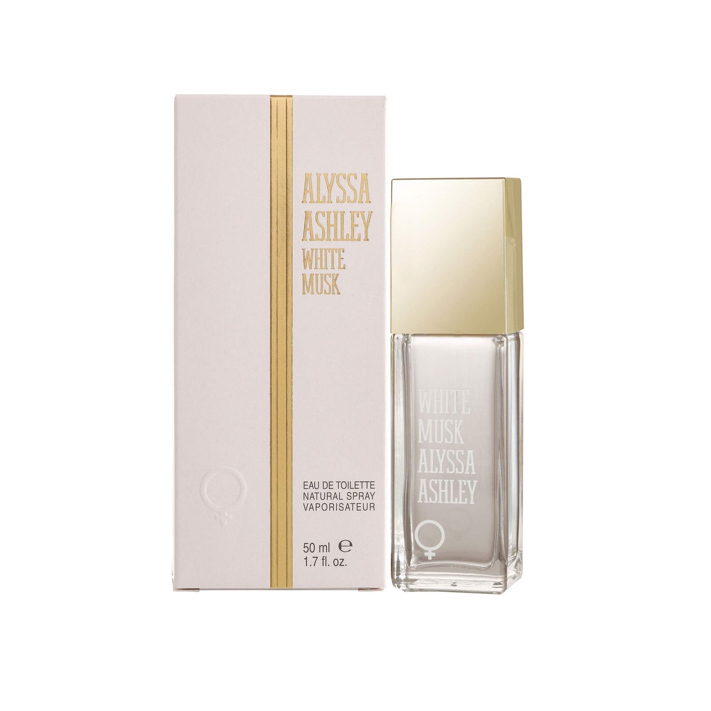 Alyssa Ashley White Musk - Luxurious Perfumes for Women with Sicilian Bergamot and Ylang Ylang - Long Lasting Women Perfume - 1.7 oz EDT Spray