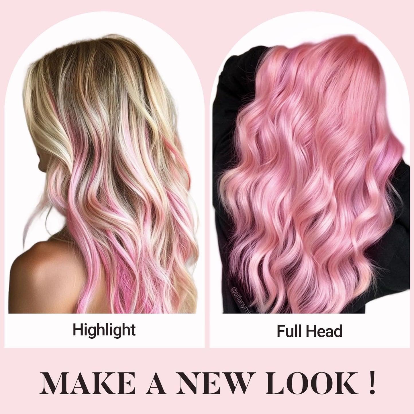 MAXITA Tape in Hair Extensions Human Hair Peach Pink Tape in Extensions 14 Inch 10pcs 25g Remy Invisible Silky Straight Colored Soft Real Human Hair Tape ins Natural Hair Extensions