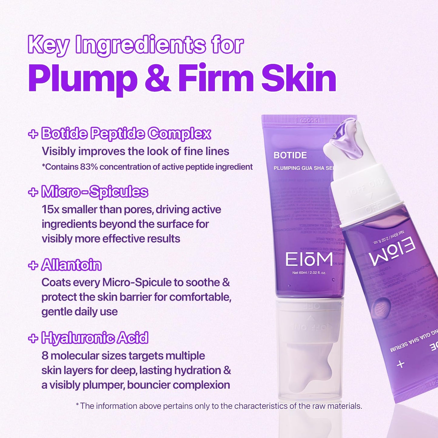 Eiom Botide Copper Peptide Sculpting Serum with Built-In Ceramic Gua Sha | 20 Peptides + 8-Type Hyaluronic Acid, Eye Area, Jawline & Neck Firming Care, Retinol-Free Korean Skin Care (2.02 fl oz)