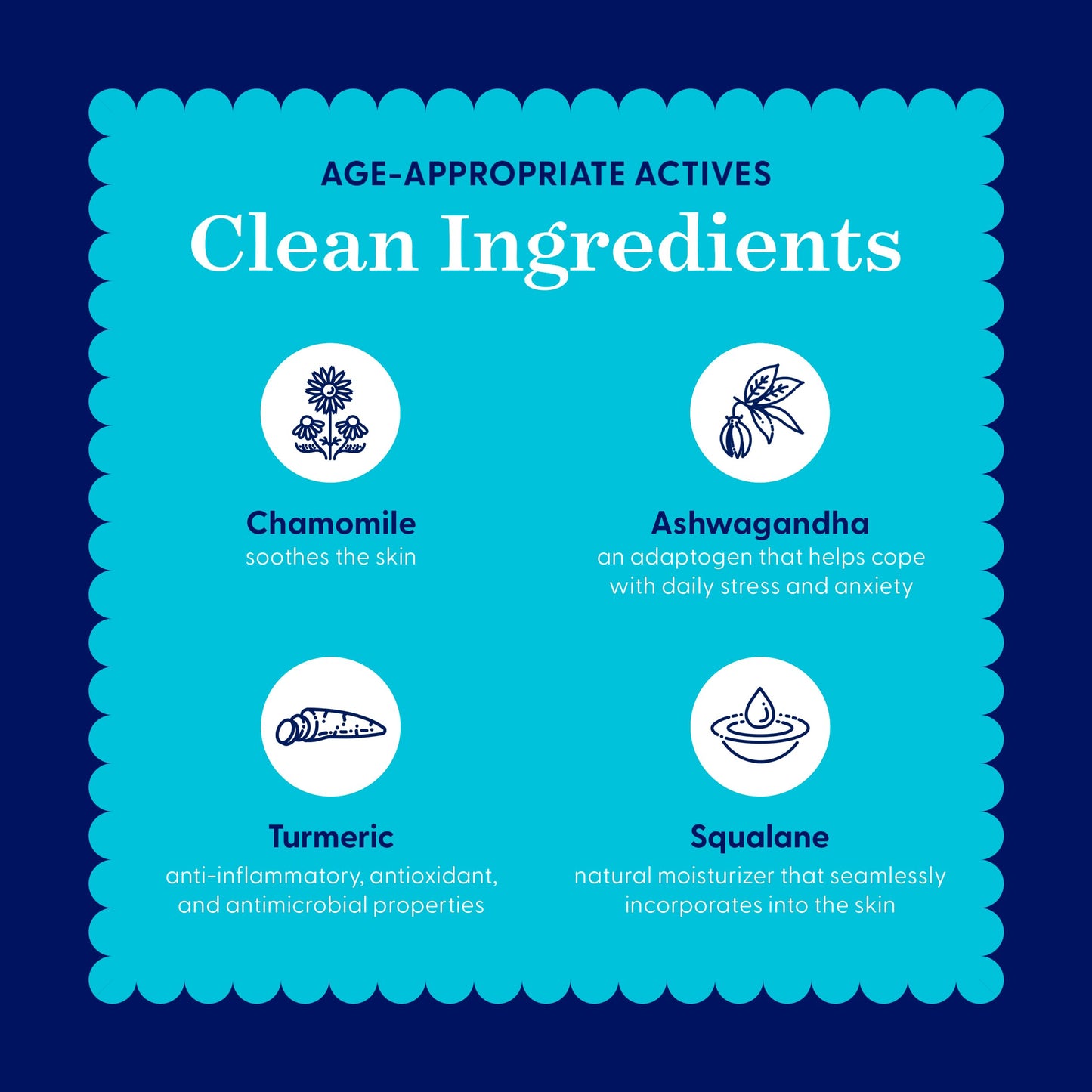 Day+Bright Facial Moisturizer for Teen & Tween Girls, 50mL | Non-Greasy Daily Hydration | pH-Balanced Formula with Chamomile, Turmeric, Ashwagandha, Squalane.