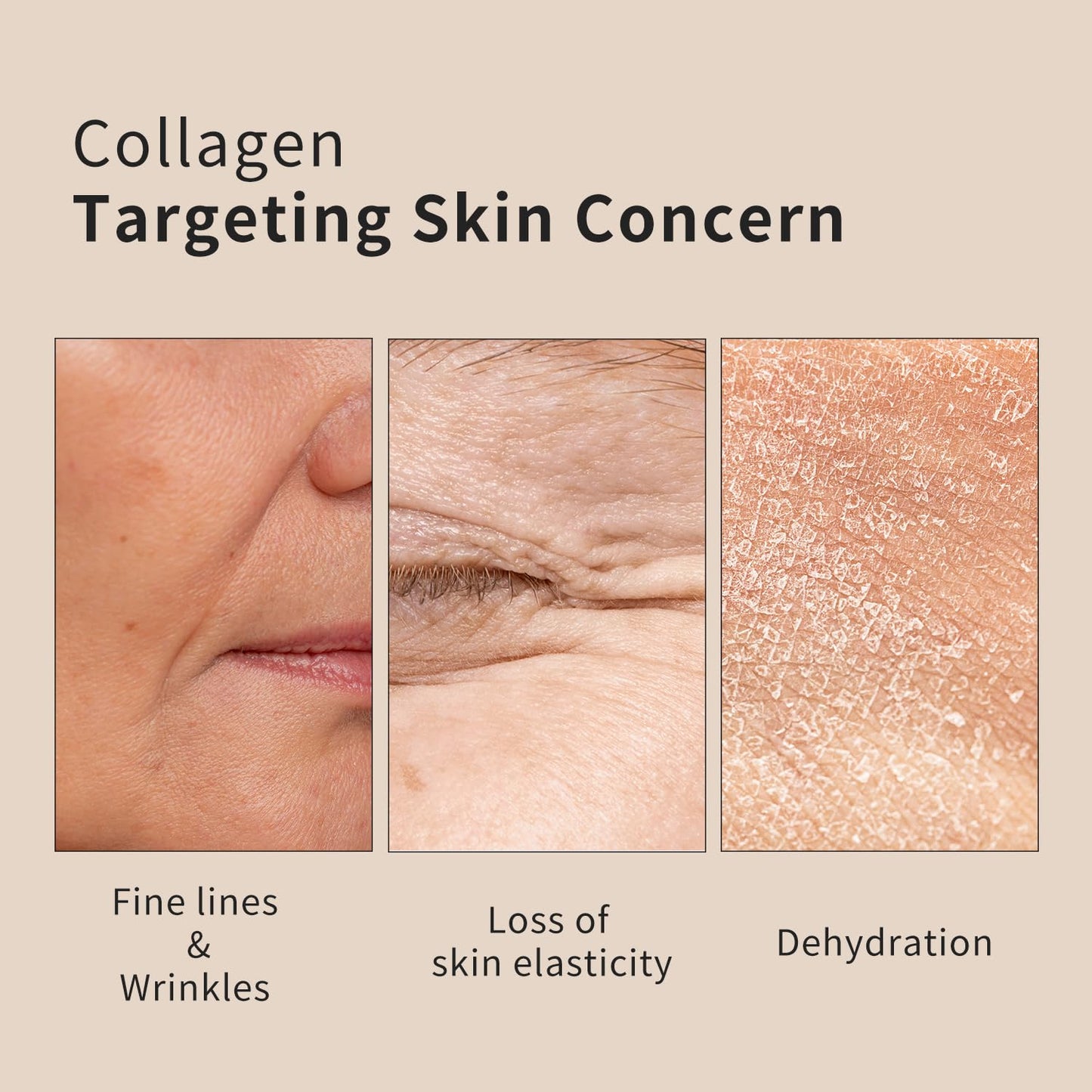 Epielle Complex Collagen + Peptides Serum 3 fl.oz, Glowing and Firming Formula for Uneven Tone & Enlarged Pores, Anti-Aging for Face, Korean Skin Care